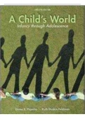 Test Bank for A Childs World 13th Edition by Martorell questions and answers solution 