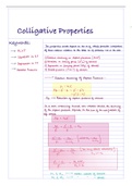Colligative properties 