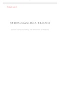 JVB210 - Guidance and counselling 210 - Summaries 