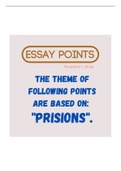 Essay notes based on PRISONS | Print & Learn English easily
