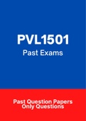 PVL1501 -  Past Exam Papers (2000-2020) 