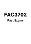 FAC3702 - Exam Questions PACK (2011-2020) 