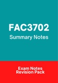 FAC3702 (Notes, ExamPACK, QuestionPACK)