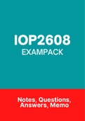 IOP2608 - EXAM PACK (2022)