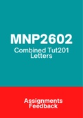 MNP2602 - Combined Tut201 (2018-2020)
