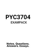 PYC3704 - EXAM PACK (2022)