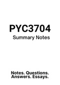 PYC3704 - Notes (Summary) 