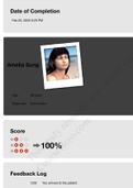 Amelia Sung VSIMSummary Amelia Sung Age: 36 years Diagnosis: Active labor Score 100%