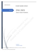 ENG2601 EXAM 2021.
