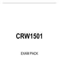 CRW1502 EXAM PACK 2021