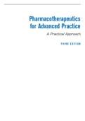 Pharmacotherapeutics for Advanced Practice 3rd ed