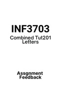 INF3703 - Tutorial Letters 201 (Merged) (2012-2020) (Questions&Answers) 