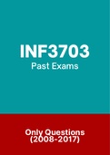 INF3703 - Exam Question PACK (2008-2017)