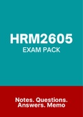 HRM2605 - EXAM PACK (2022)