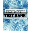 Exam (elaborations) TEST BANK FOR Introduction to the Practice of Statistics 9TH Edition By David S. Moore, George P. McCabe, Bruce Craig ( Solution Manual)