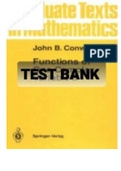 Exam (elaborations) TEST BANK FOR Functions of One Complex Variable I By Andreas Kleefeld 