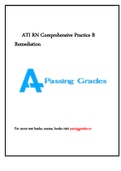 ATI RN Comprehensive Practice B Remediation 2021.