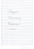 Organic Chemistry Reactions IEB 