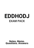 EDDHODJ - EXAM PACK (2022)