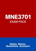 MNE3701 - EXAM PACK (2022)