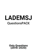 LADEMSJ - Past Exam Papers (2016-2020) 