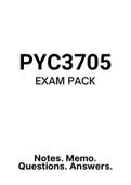 PYC3705 - EXAM PACK (2022)