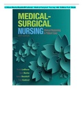 LeMone/Burke/Bauldoff, Medical-Surgical Nursing 6th Edition Test Bank / Test Bank For Medical-Surgical Nursing