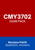 CMY3702 - EXAM PACK (2022)