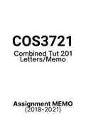 COS3721 - Assignment PACK (2018-2021)