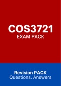 COS3721 - EXAM PACK (2022)