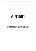AIN1501 EXAM PREP PACK 