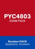 PYC4803 - EXAM PACK (2022)