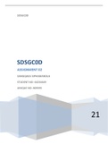 SDSGC0D ASSIGNMENT 2 2022