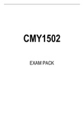 CMY1502 MCQ EXAM PACK 2022