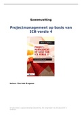 Samenvatting ''Projectmanagement op basis van ICB versie 4'' incl. leerdoelen op basis van examengids