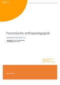 Complete samenvatting blok 4.3 Forensische Orthopedagogiek, 2021-2022