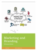 Marketing and Branding Notes IEB/DBE Business Studies ISBN: 9781510420090