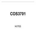 COS3701 Summarised Study Notes