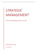 Strategic management summary 