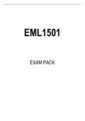 EML1501 EXAM PACK 2022