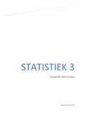 Samenvatting Statistiek 3: Univariate data-analyse