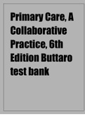 Primary Care, A Collaborative Practice, 6th Edition Buttaro test bank.