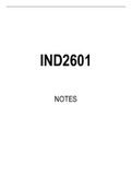 IND2601 Summarised Study Notes