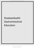 ShadowHealth Gastrointestinal Education.
