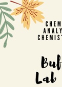 CHEM241L Analytical Chemistry_Buffers Lab