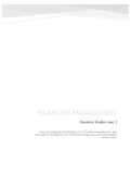 Samenvatting Financieel Management + Bankfinanciering