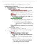 Annotated Outline of Essentials of Sociology (SOCI 101) Ch. 1-3