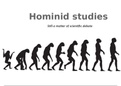 Life sciences Gr12 IEB: Hominid studies