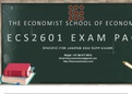 Exam (elaborations) ECS2601 - Microeconomics Exam Pack (including online exams and solutions)