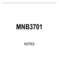 MNB3701 Summarised Study Notes